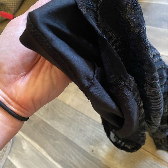 NWT || Lulus || Sequin High Neck Mini Dress Size L - Picture 11 of 11